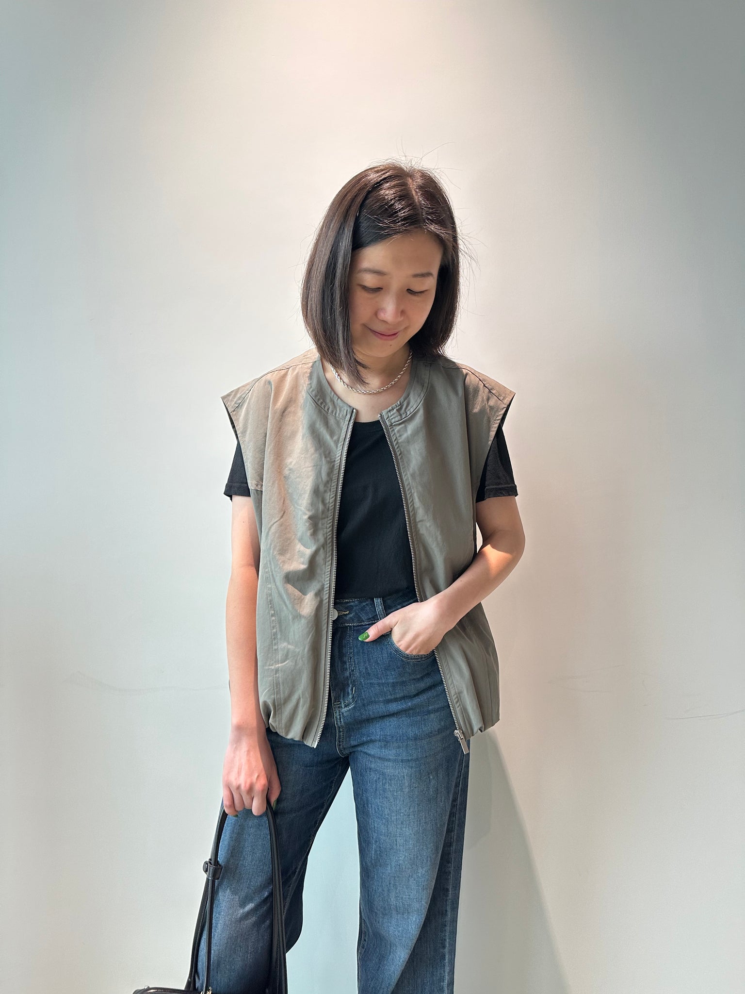 Summer Unwashed Straight Cut Jeans