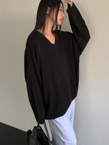 Oversize Texture Knit Top