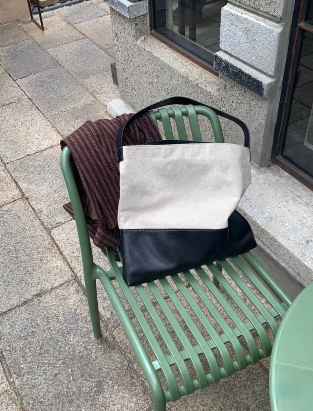 Classy Daily Leather Canvas Bag (18-20Jul 超抵價$798, 之後批發價$868)