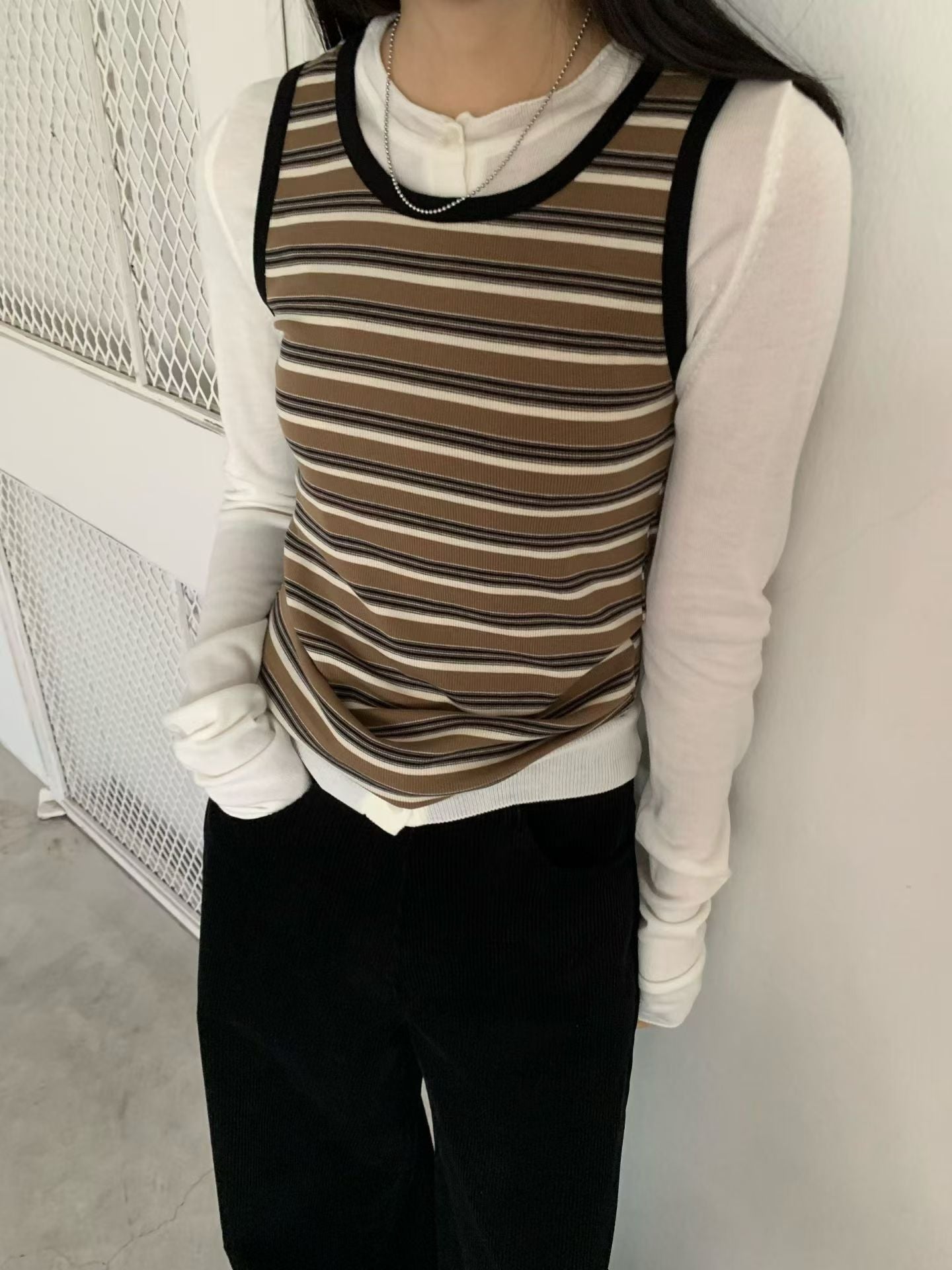 Super Like Stripe Vest (10-12Dec $228, 之後批發價$248）