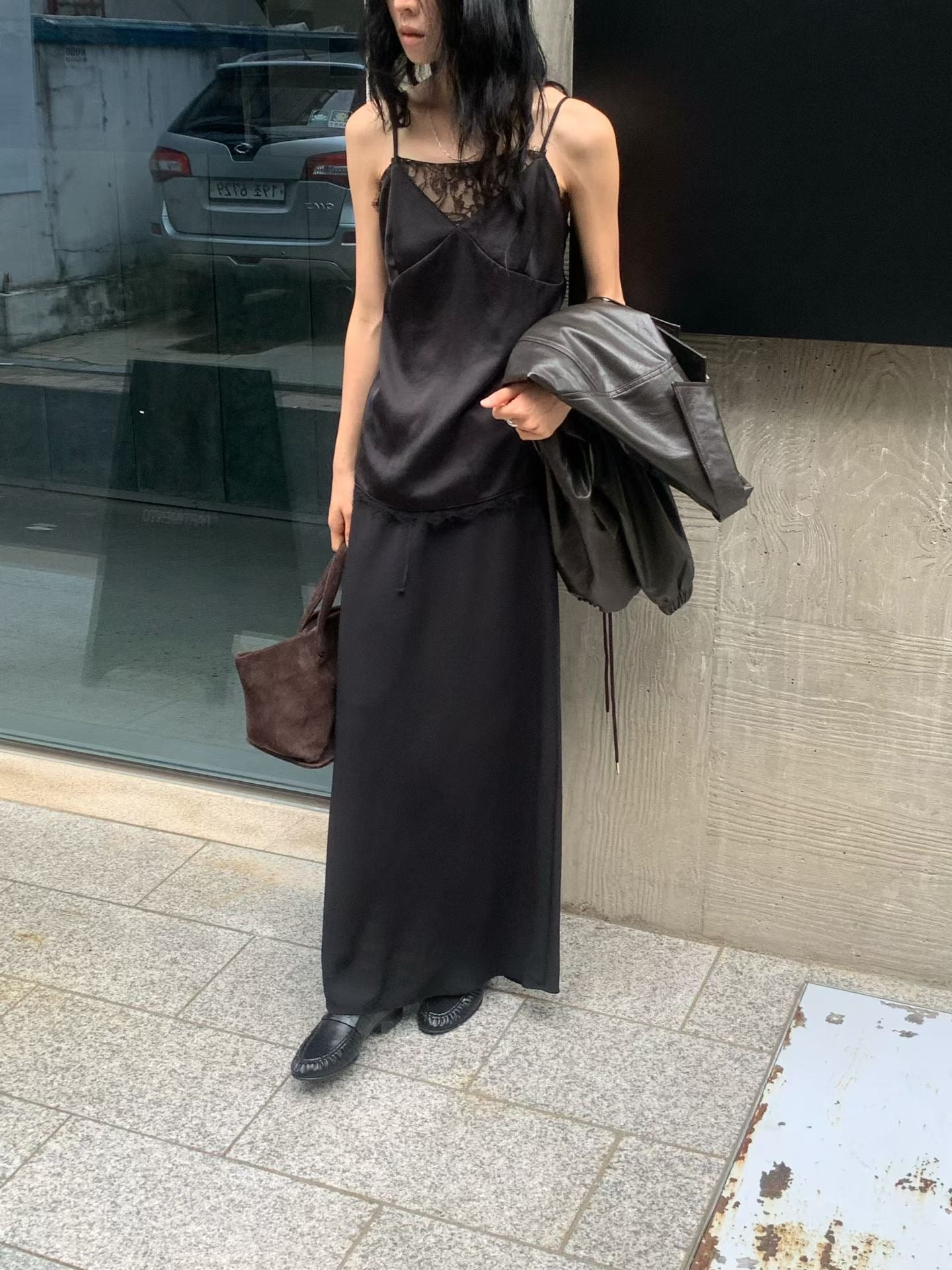 Elastic Band Drape Long Skirt (10-12Sep超抵價$398, 之後批發價$448)