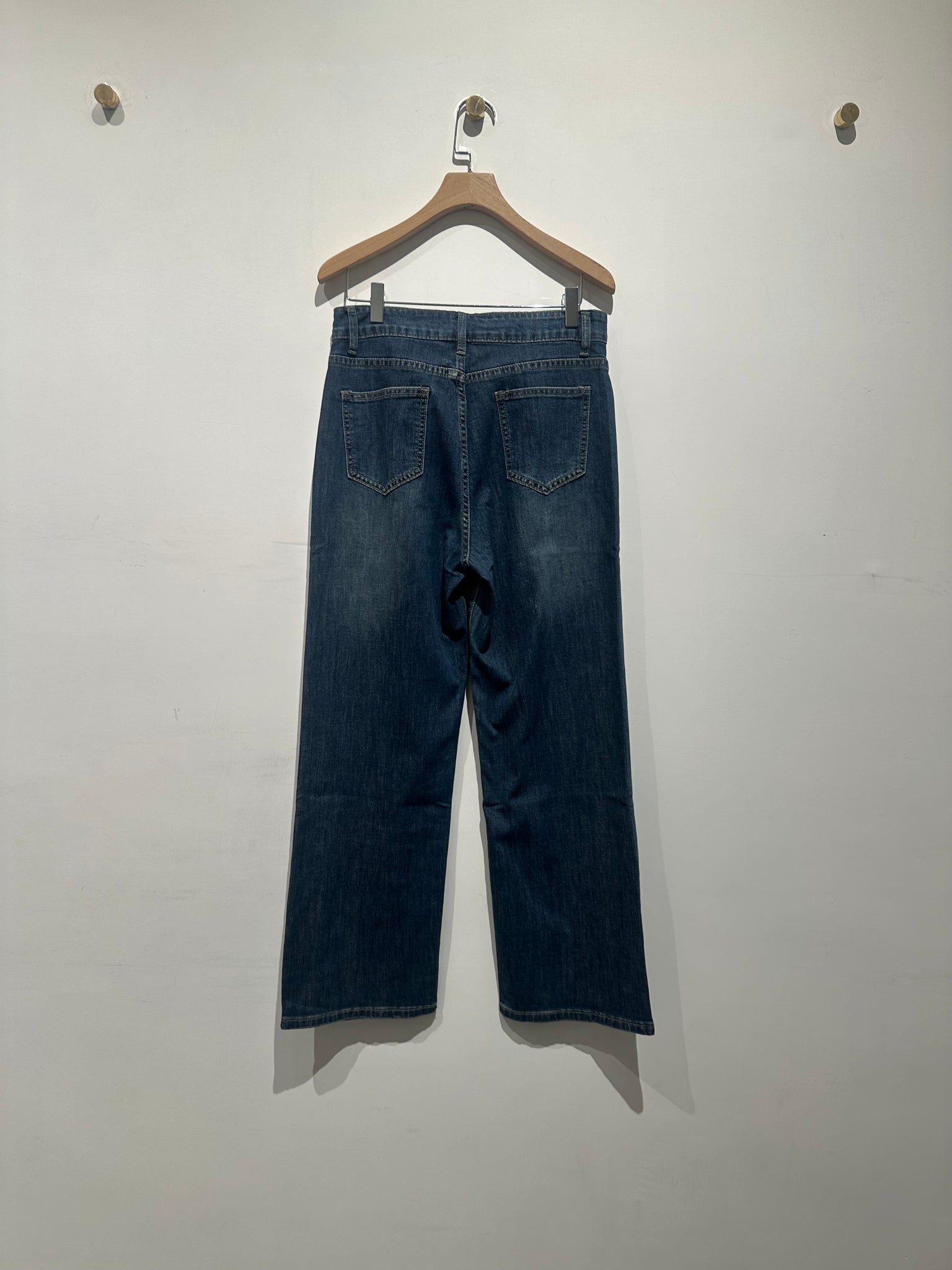 Summer Unwashed Straight Cut Jeans