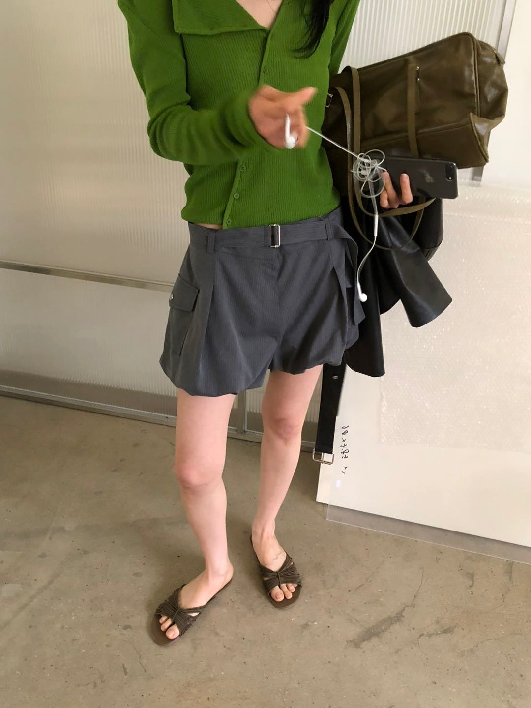 Stripe Puff Shorts (30Apr-2May $498, 之後批發價$568）
