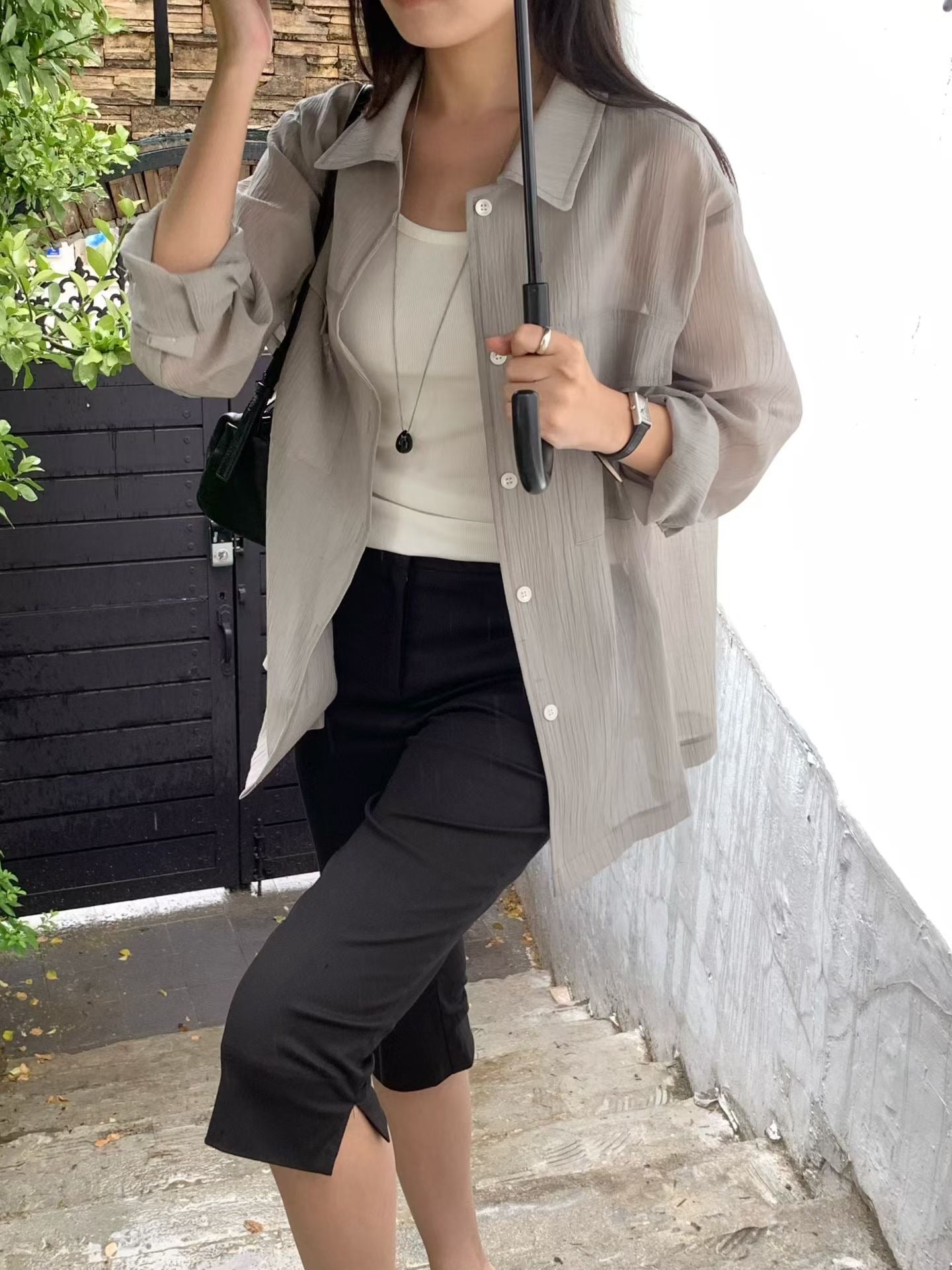 See Through Double Pocket Shirt (限時超抵快閃價$398至今晚23:59, 19-20Jul 超抵價$428, 之後批發價$468)