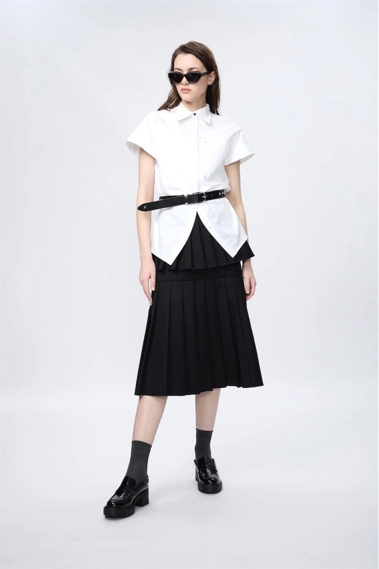 Layers Evening Pleating Skirt