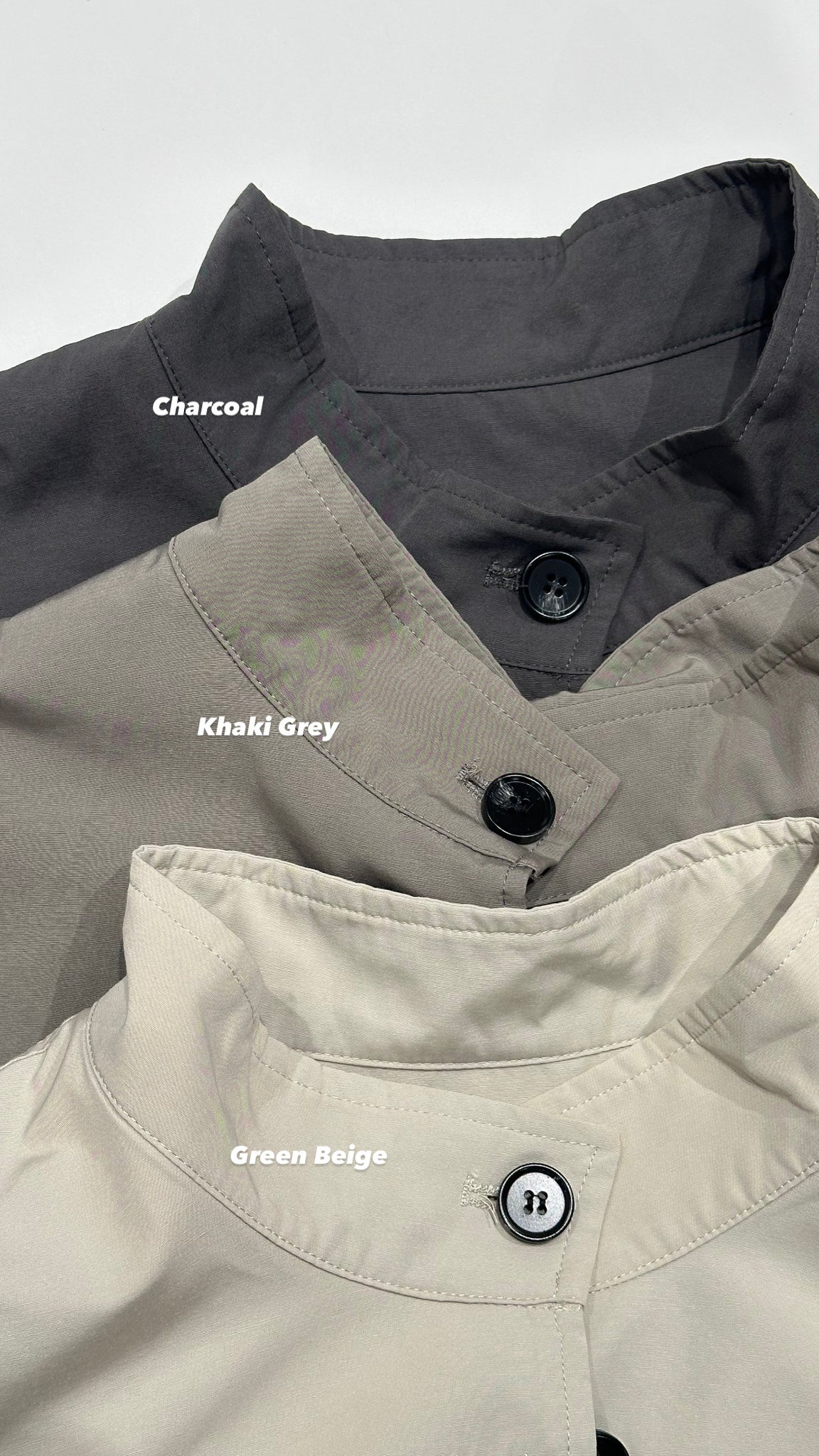 Button Stand Collar Puff Vest Jacket