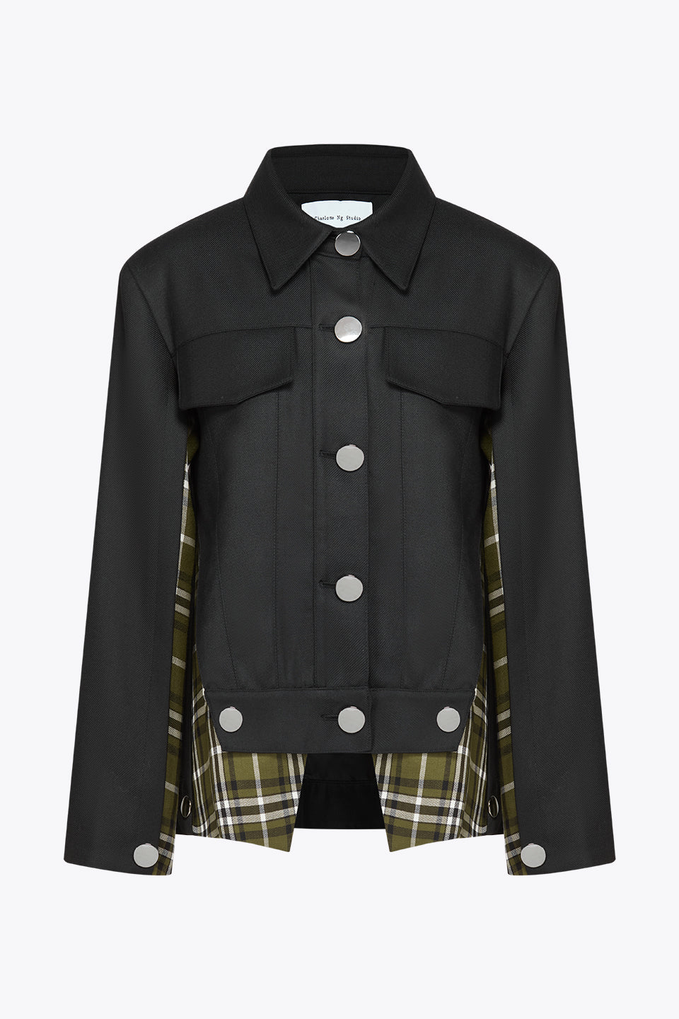 Plaid Inner Layer Wool Jacket