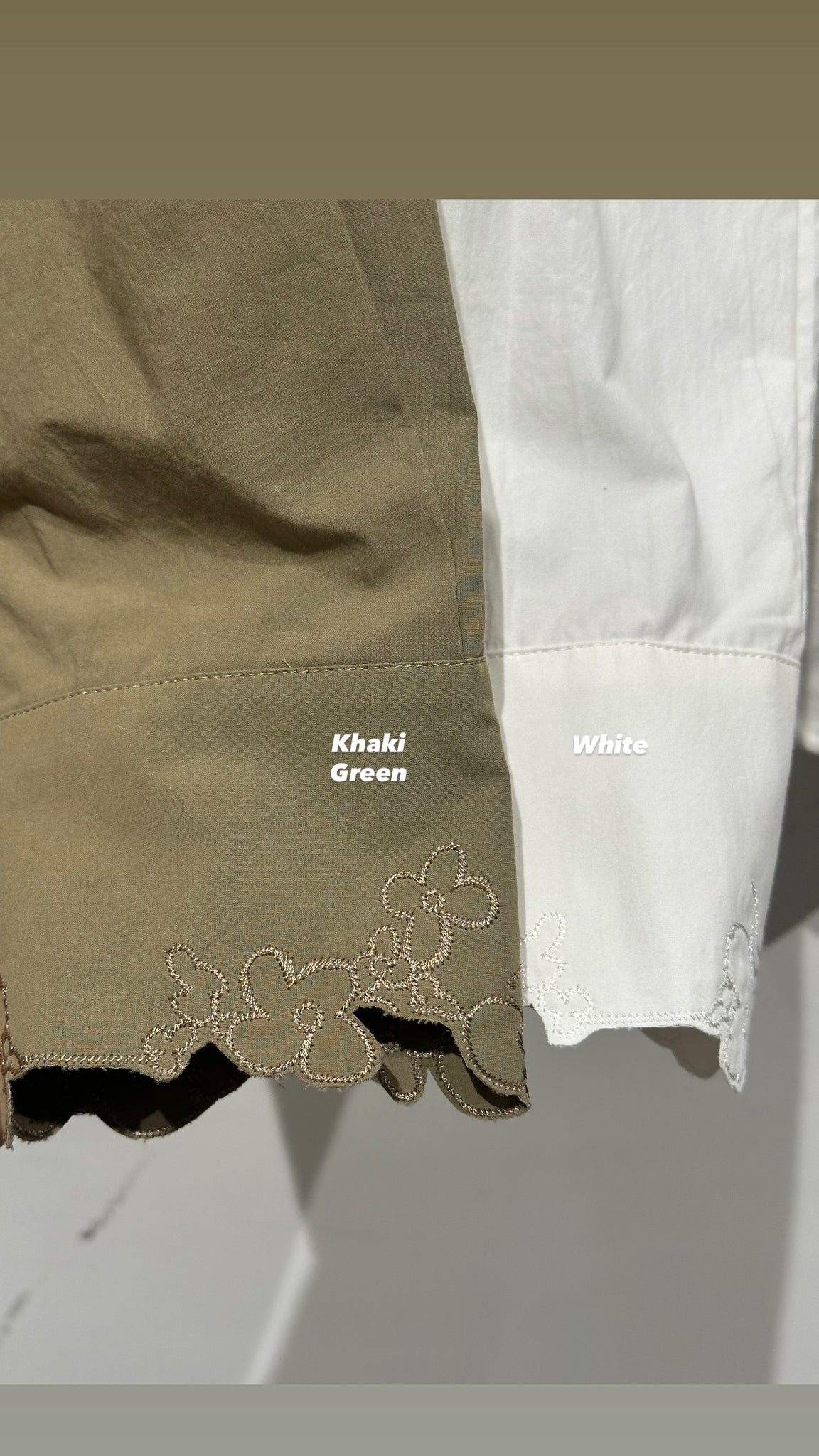 Die Cut Embroidered Shirt (3-5Sep 超抵價$498, 之後批發價$568)