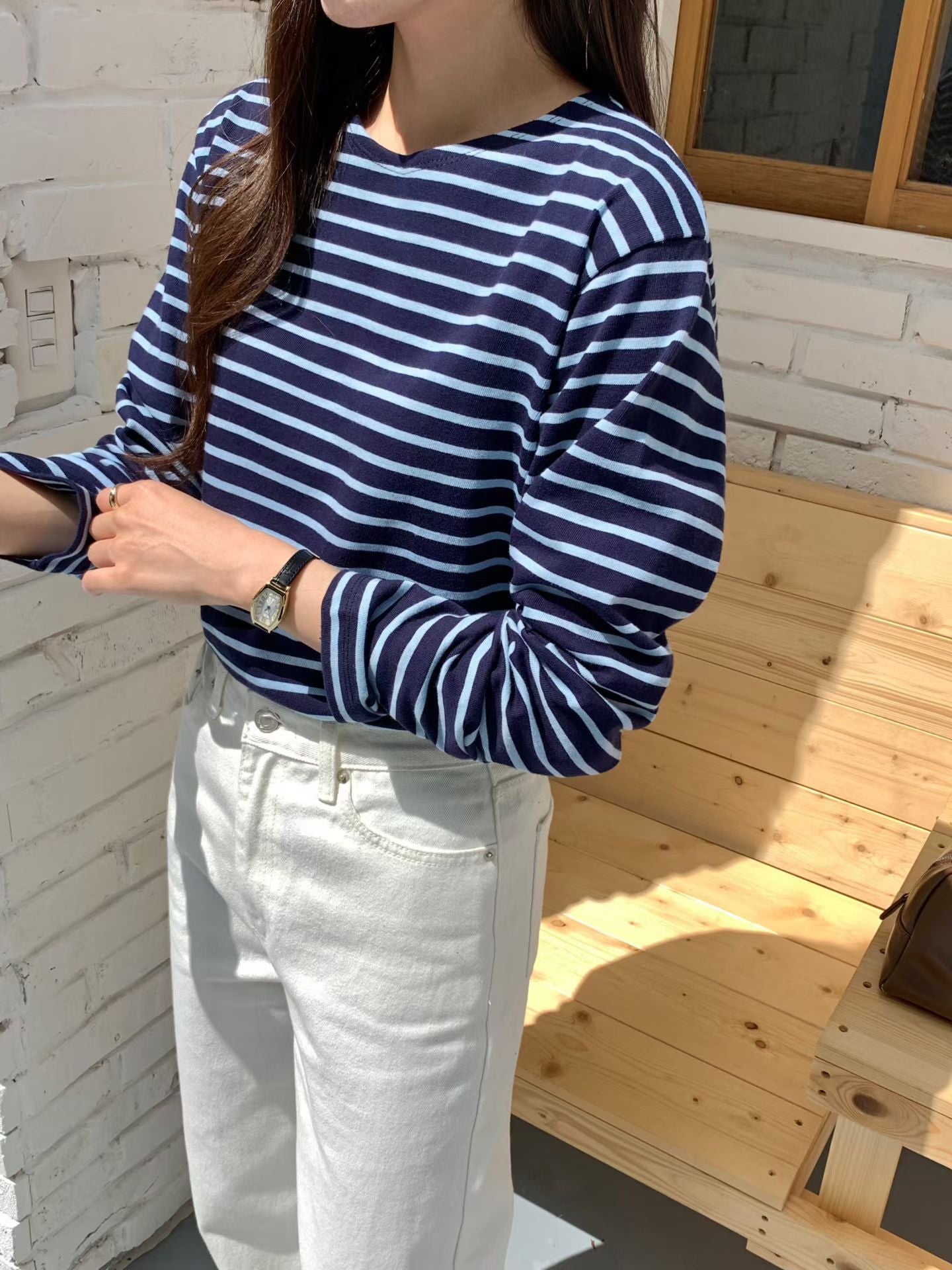 French Stripe Tee (加購$168)