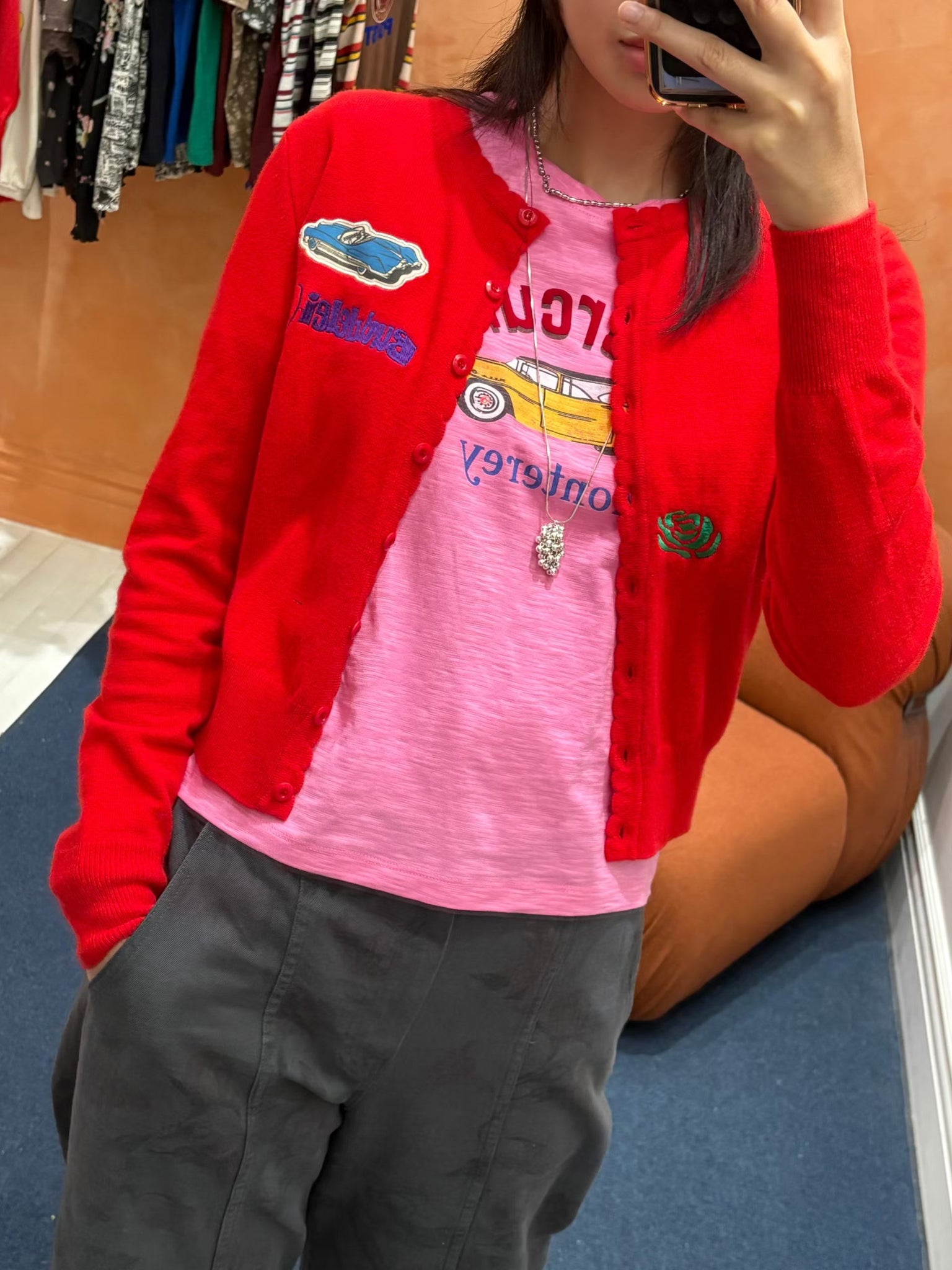 Colourful Embroidered Cardigan (24-26Sep超抵價$498, 之後批發價$568)