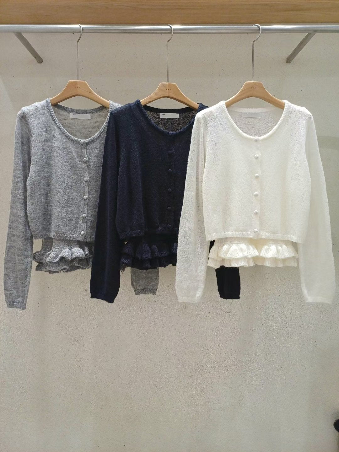 Ruffle Knit Set