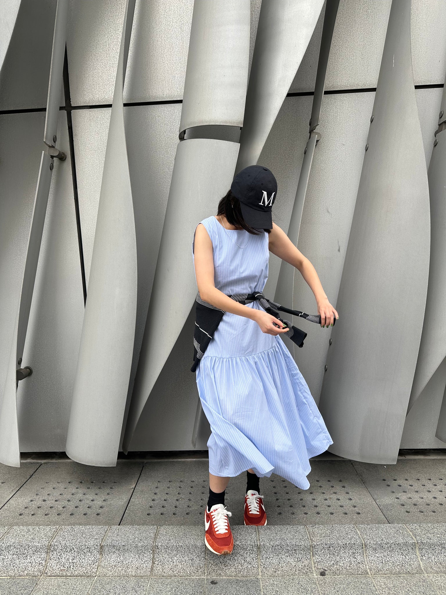 Stripe Vest Dress