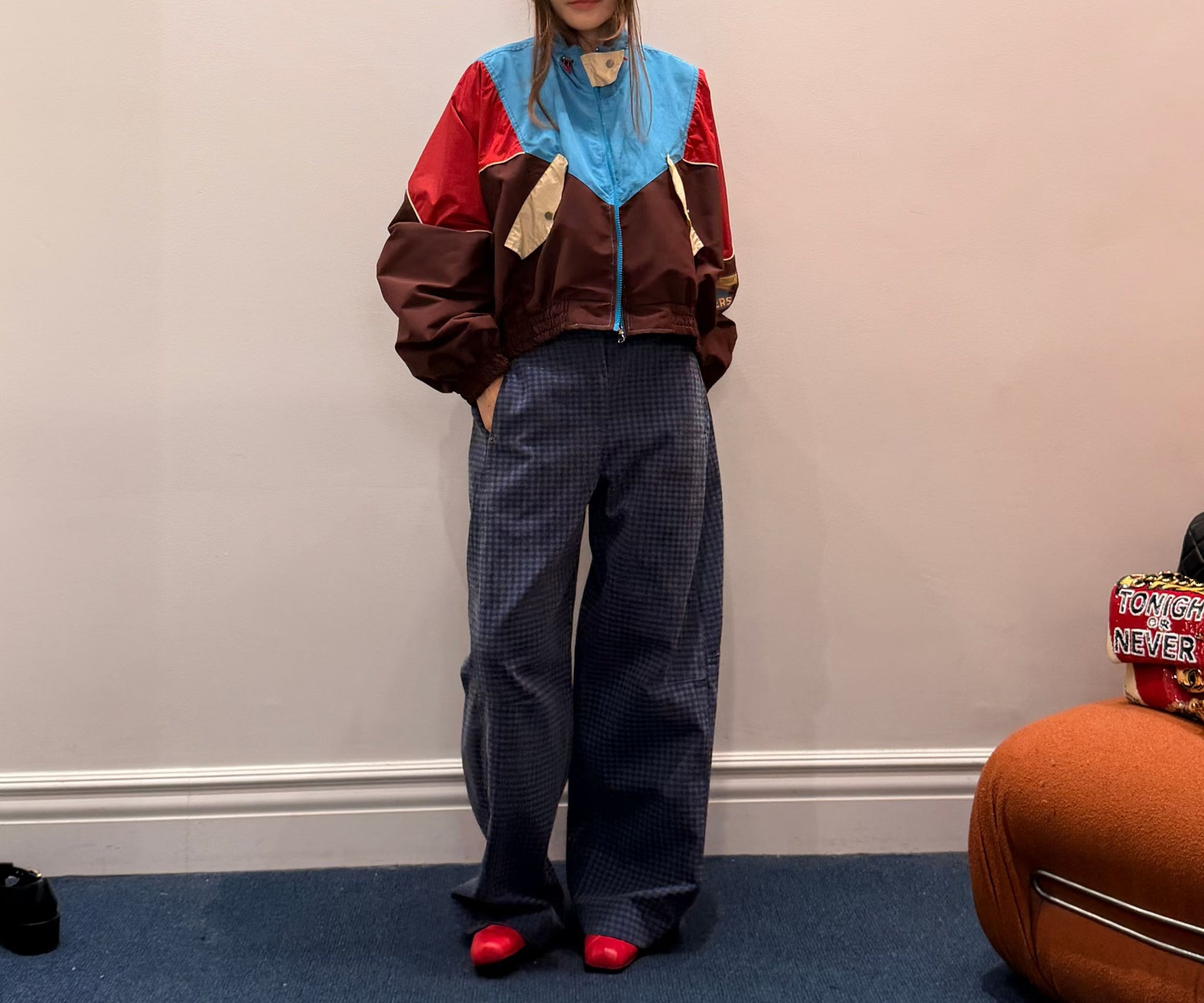 Mixed Colour Cool Parka Jacket