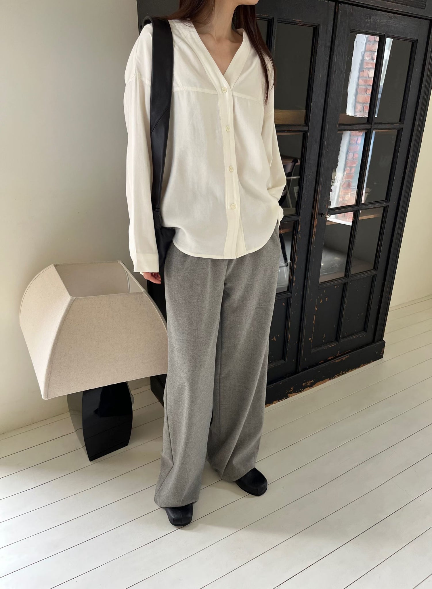 Japanese Collarless Shirt