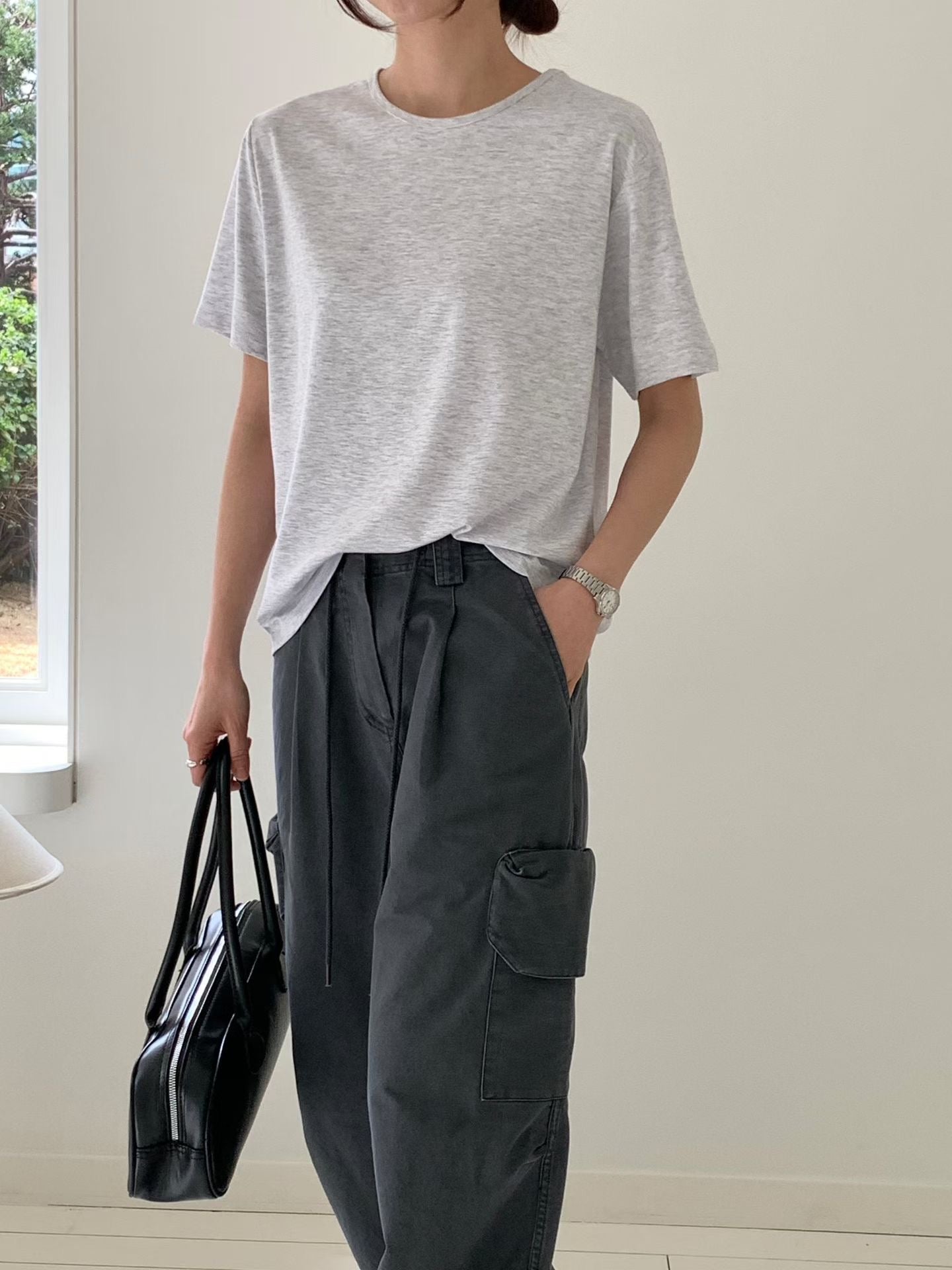 Back Seam Oversize Tee (加購$178)
