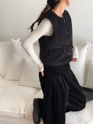 Corduroy Vest
