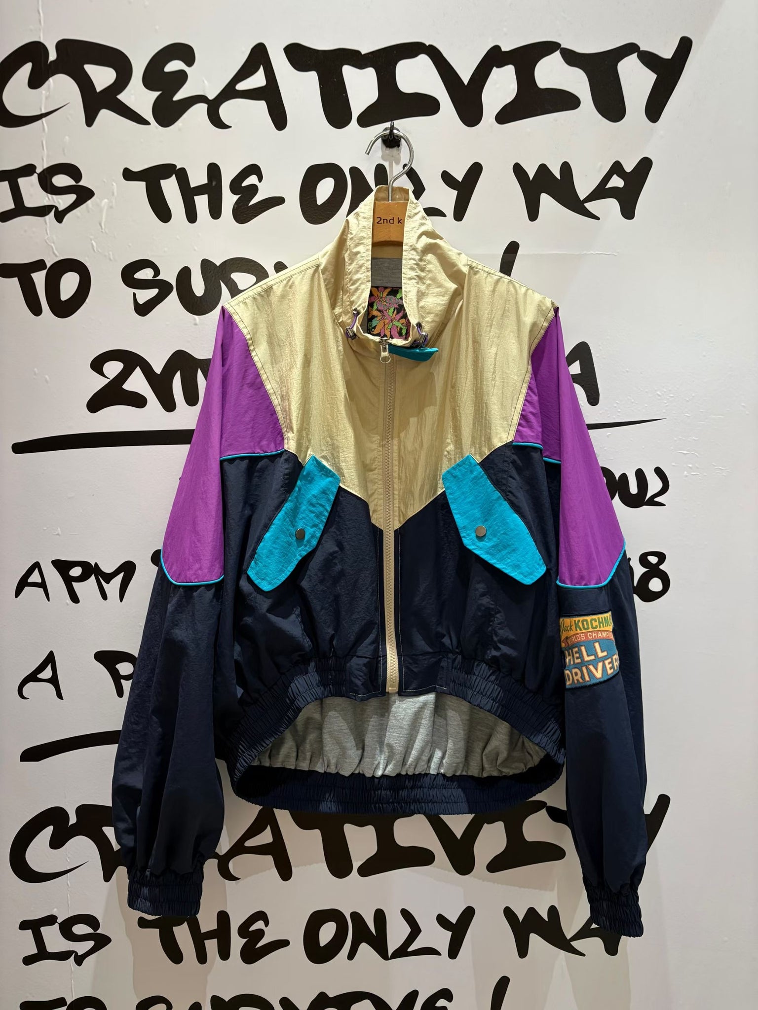 Mixed Colour Cool Parka Jacket