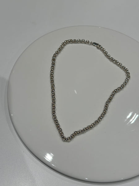 925 Silver Classy Circular Chain Necklace  (22-24Jan $1380, 之後批發價$1880）