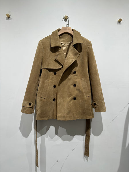 Cool Suede Trench Coat  (16-17Oct超抵價$548, 之後批發價$598)