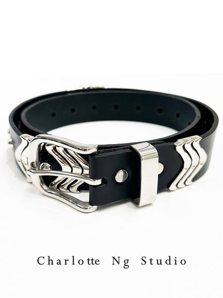 Fastening Hand-made Leather Belt