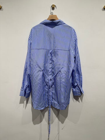 Back Open Stripe Shirt