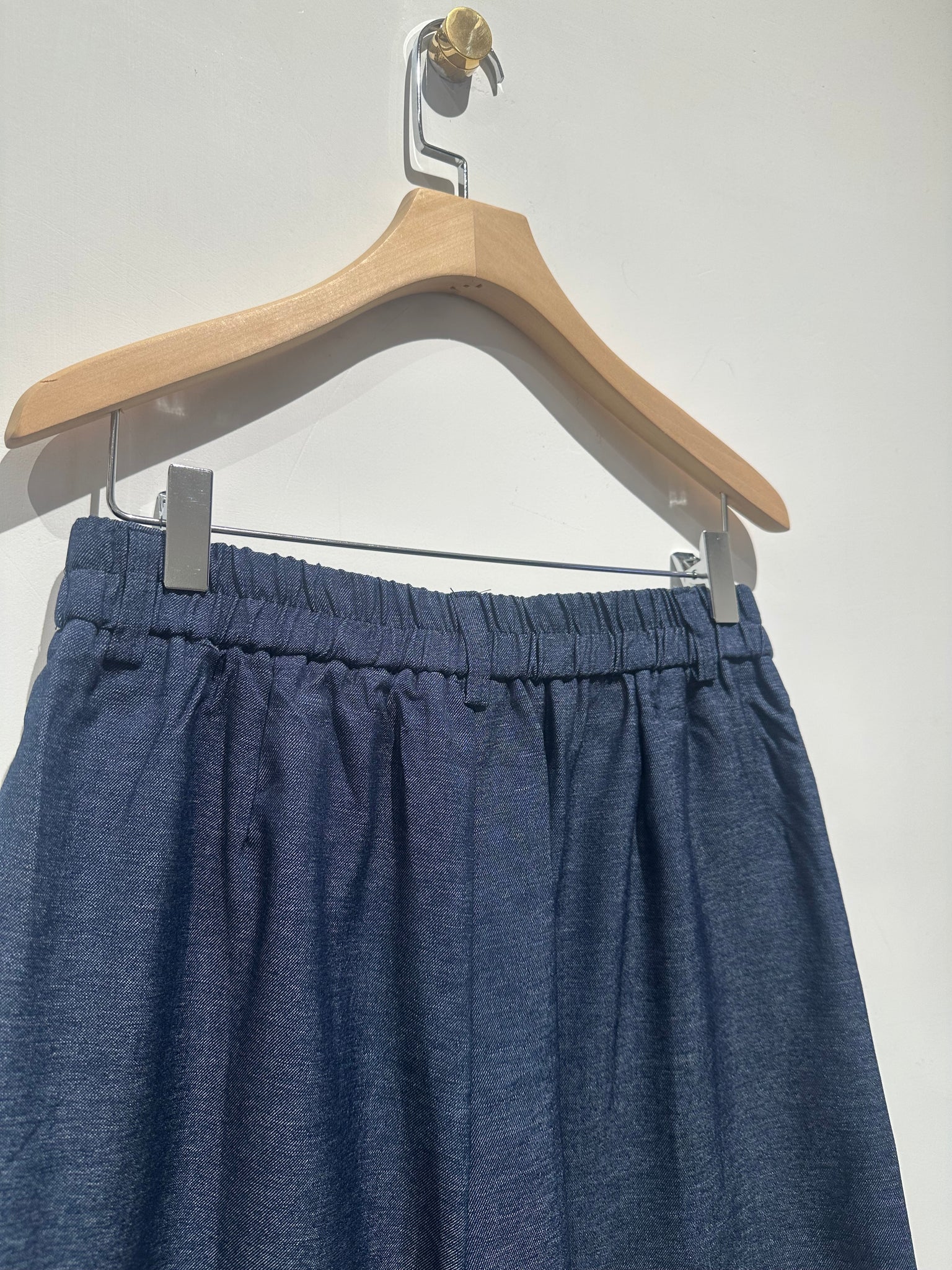 Thin Denim Waistcoat & Shorts Set