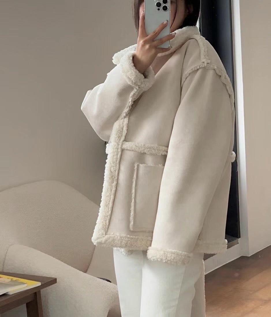 Double Sides Shearling Coat