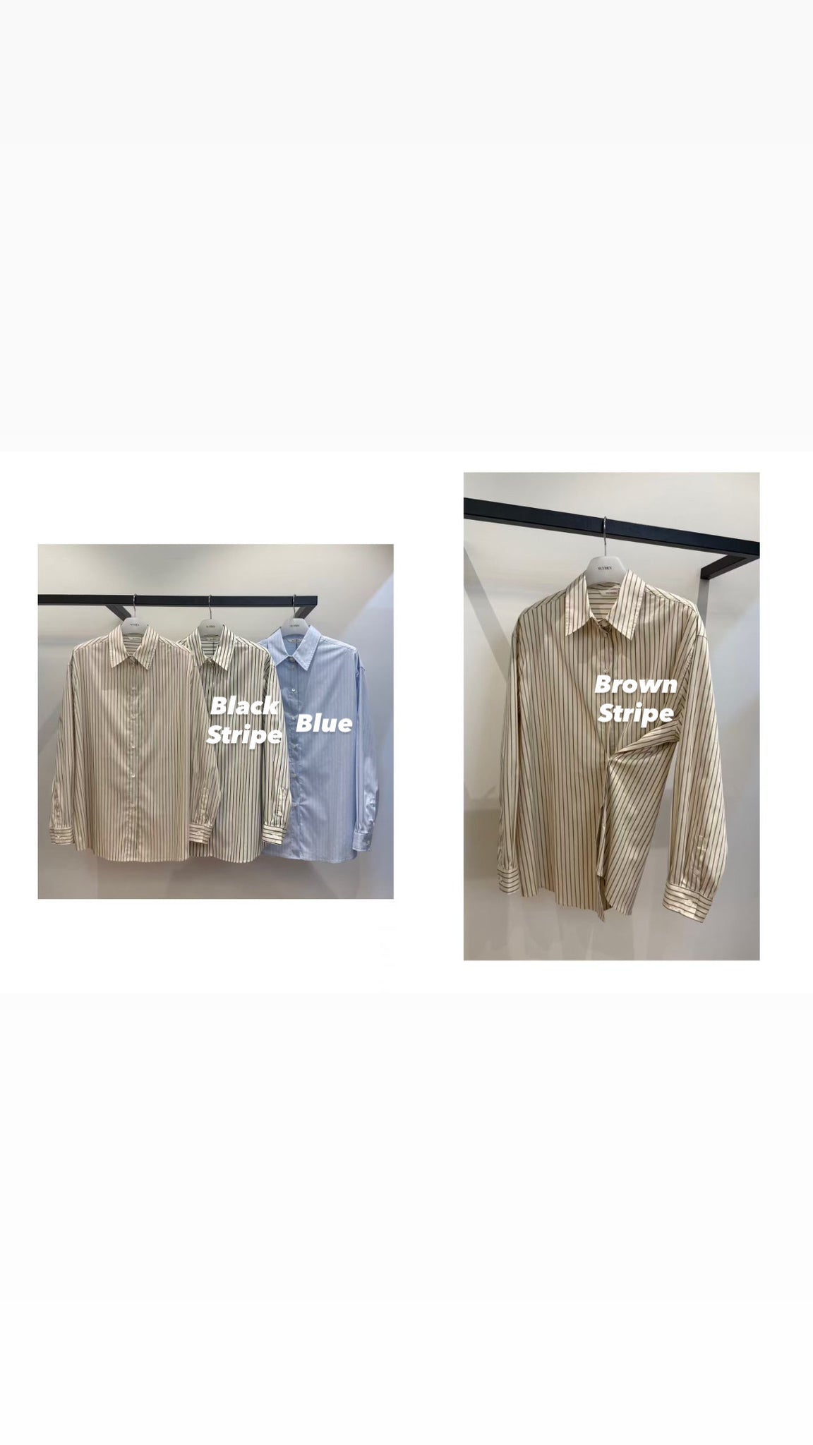Side Button Twist Stripe Shirt (9-11Sep超抵價$468, 之後批發價$498)