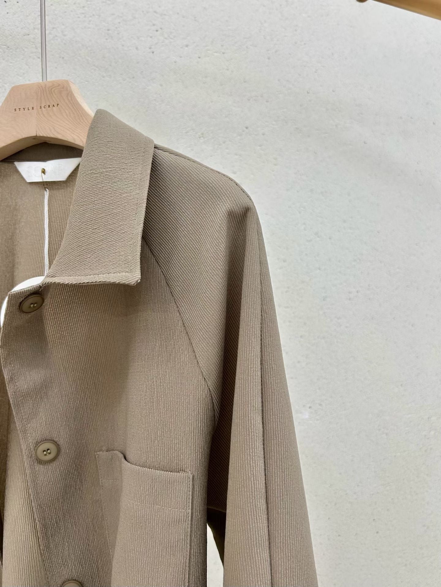 Textured Shirt Jacket