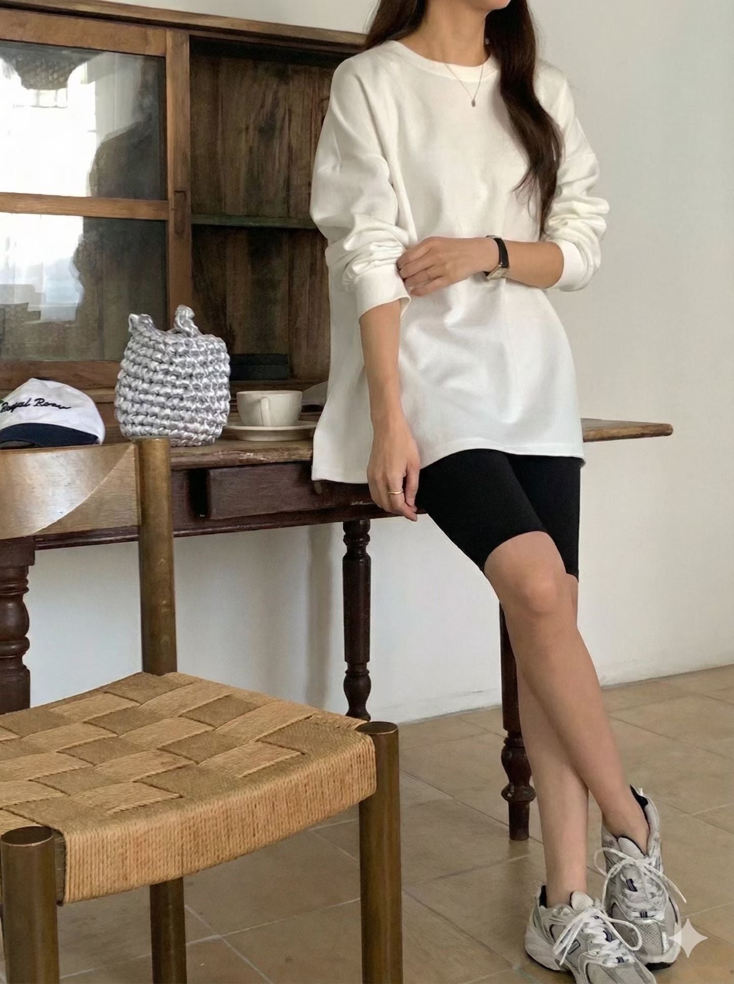 Quality Oversize Long Sleeve Tee (加購$198)