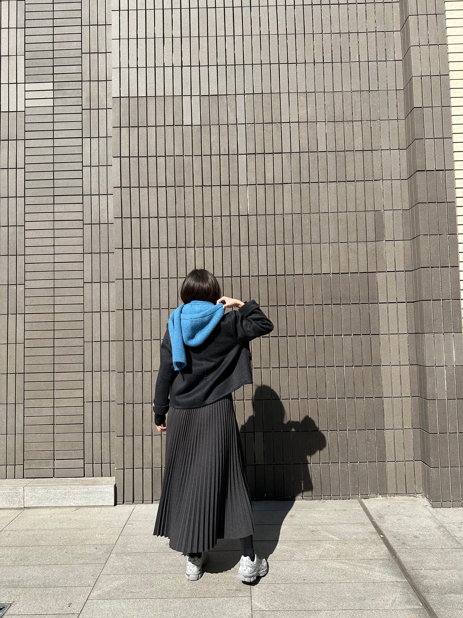 Quality Wool Pleated Skirt