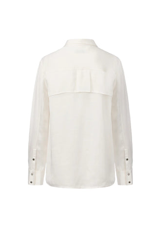 Self Tie Glossy Shirt