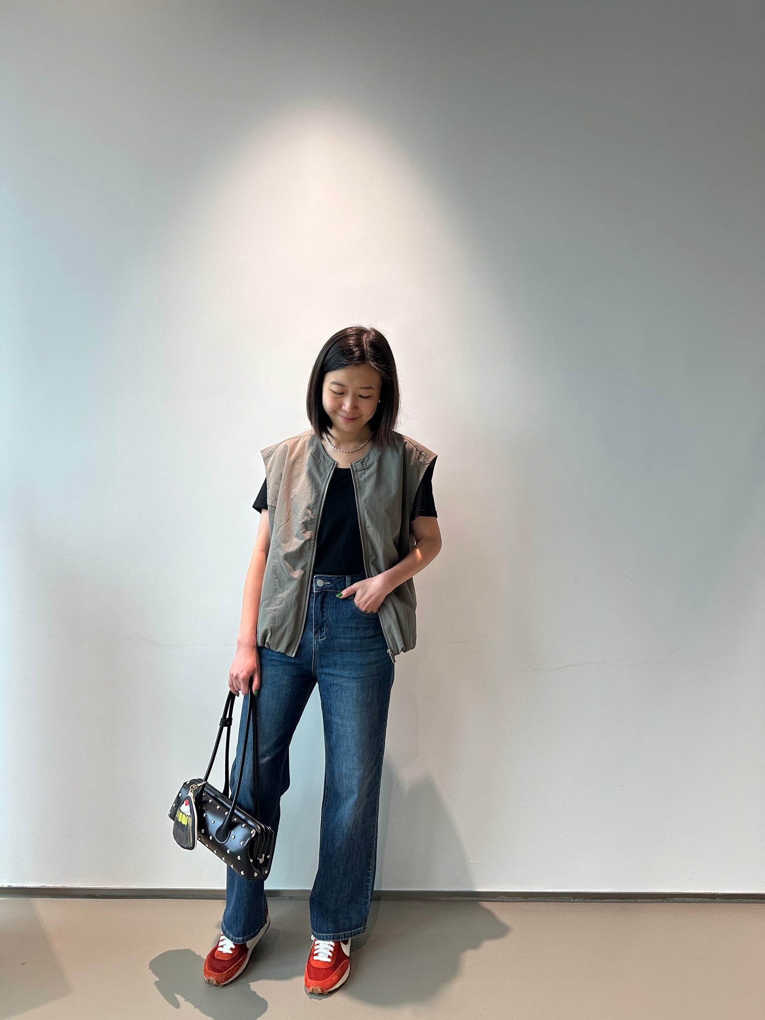Summer Unwashed Straight Cut Jeans