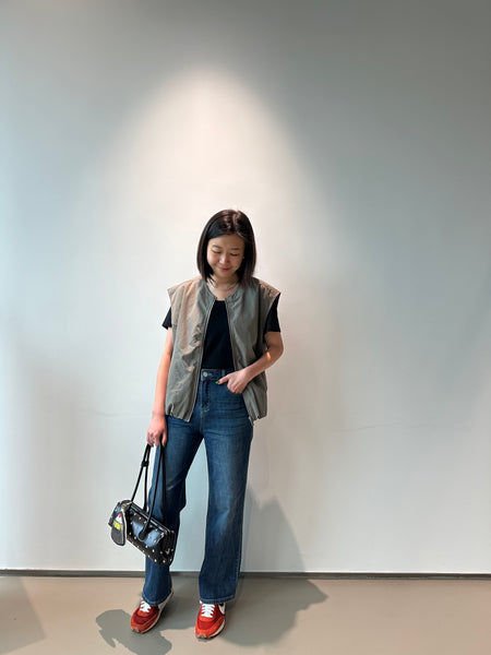 Summer Unwashed Straight Cut Jeans