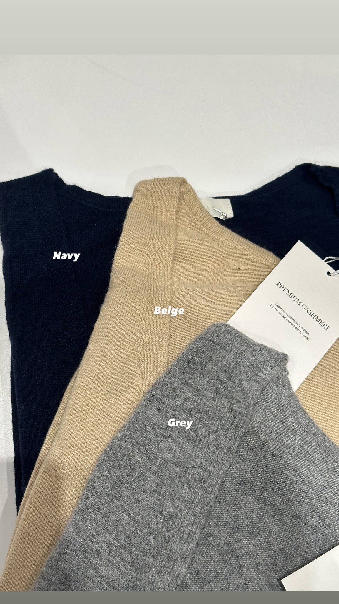 Premium Cashmere Low V Cardigan