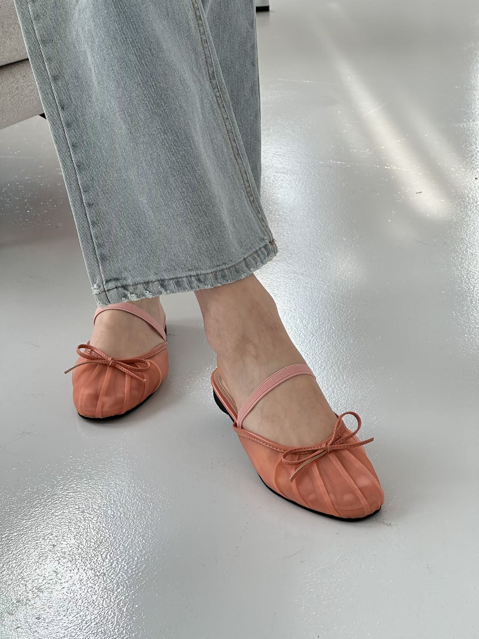 Mesh Ballerina Mules  (限時超抵快閃價$398至今晚23:59, 18-20Jun 超抵價$428, 之後批發價$468)