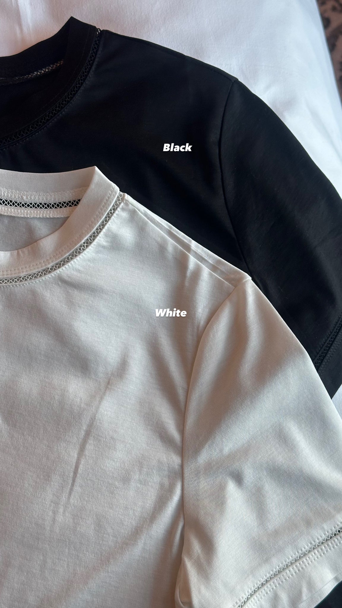 Eyelet Hem Tee