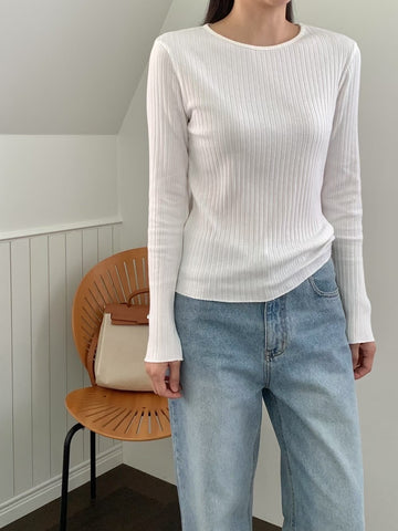 Daily Ribbed Tee (加購$168)