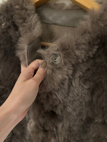 Faux Fur Vest Charcoal (26-28Nov $428, 之後批發價$498）