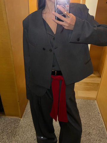 Season Best Cropped Blazer  (16-18Apr $1388, 之後批發價$1488）