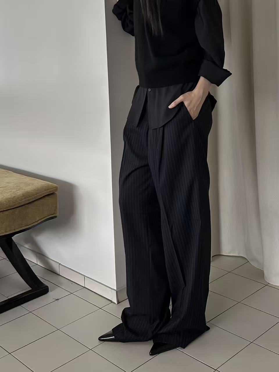 B2 Stripe Tailor Pants (22-24Sep $468, 之後批發價$498）