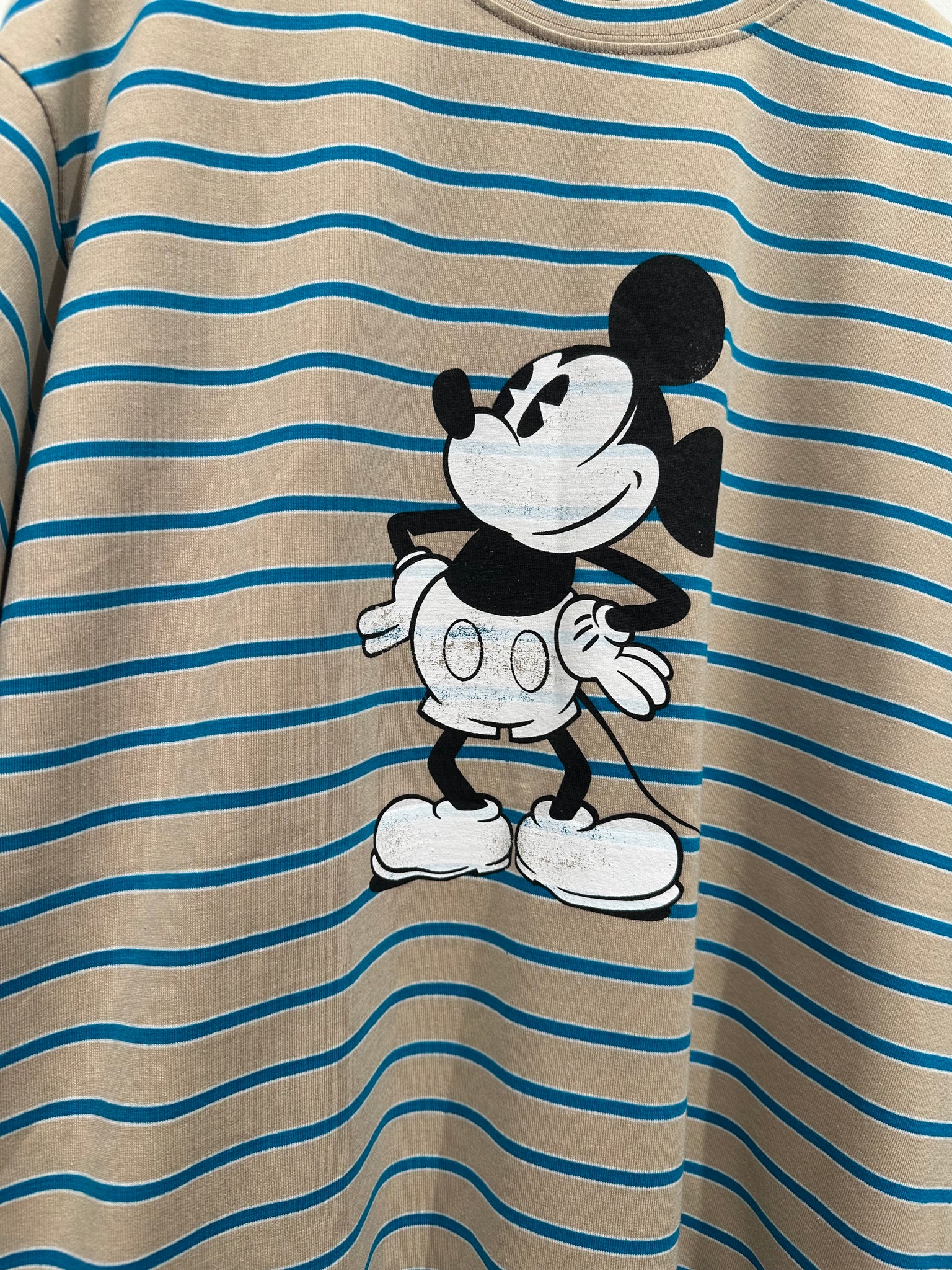 Mickey Stripe Tee (29Apr-1May $228, 之後批發價$248）