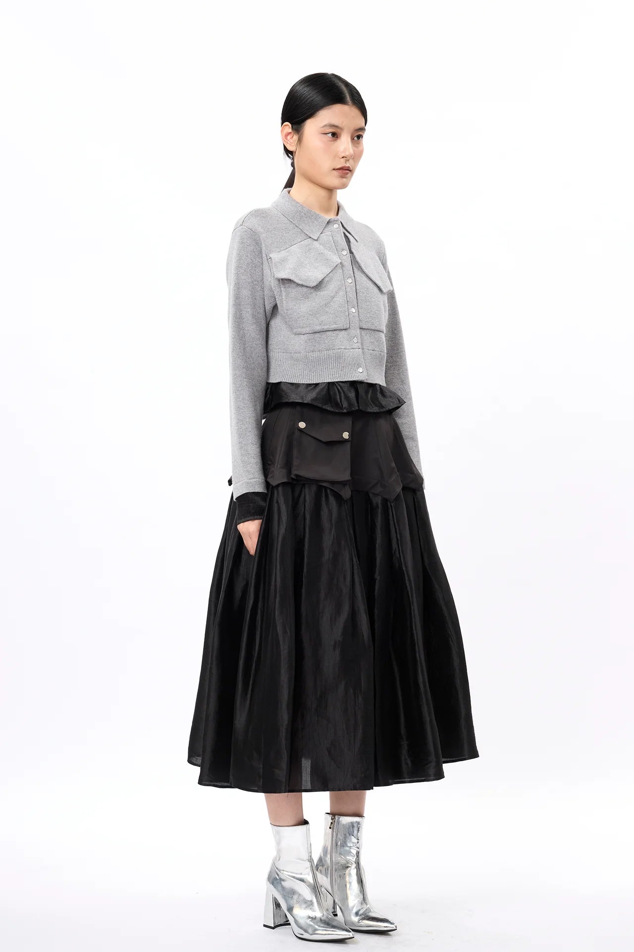 Inner Shirting Pockets Cardigan