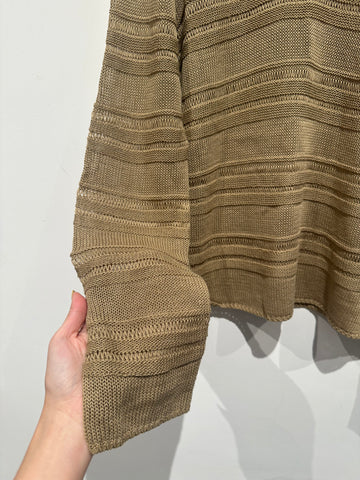 Embossed Stripe Boxy Knit Top (24-26Sep超抵價$268, 之後批發價$298)