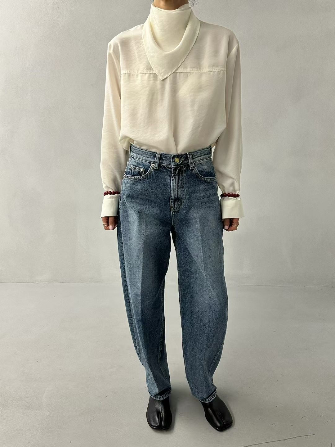 Nice Washed Barrel Jeans