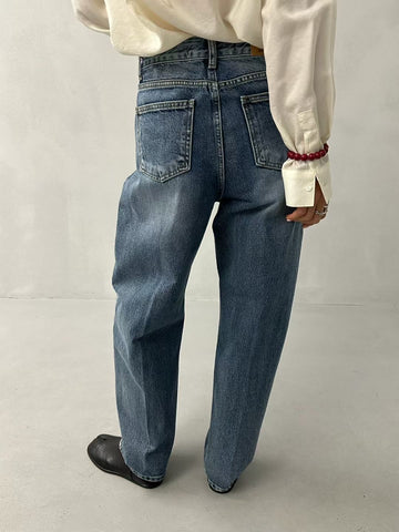 Nice Washed Barrel Jeans