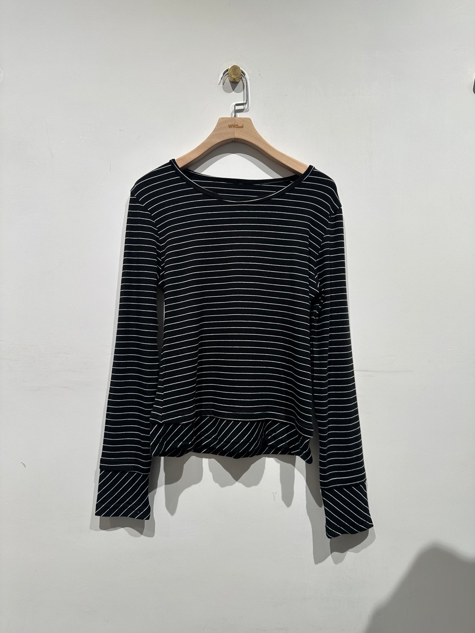 Patched Stripe Tee (15-18Jan $198, 之後批發價$248）