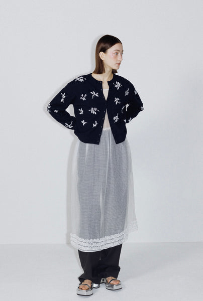 Flower Beaded Cardigan