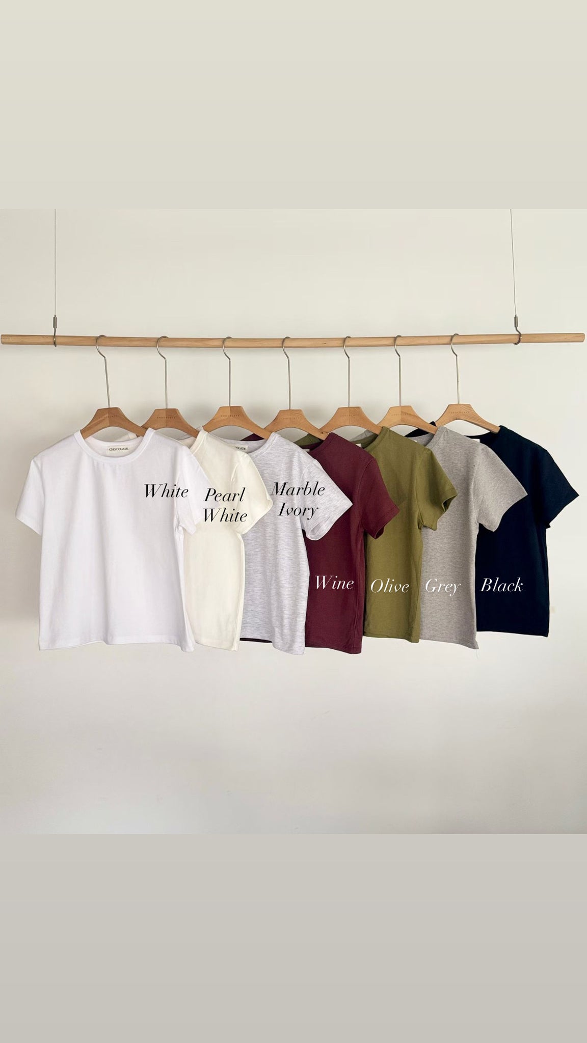 New Season Must Have Crew Neck Tee (加購$168)