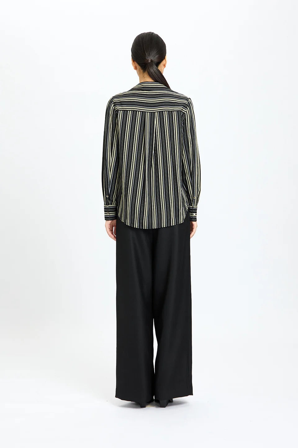 Layers Elegance Shirt On Shirt Stripe